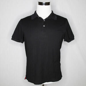Men’s Salvatore Ferragamo Black Polo Shirt Sz Small